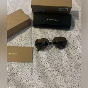 Authentic Burberry aviator sunglasses
